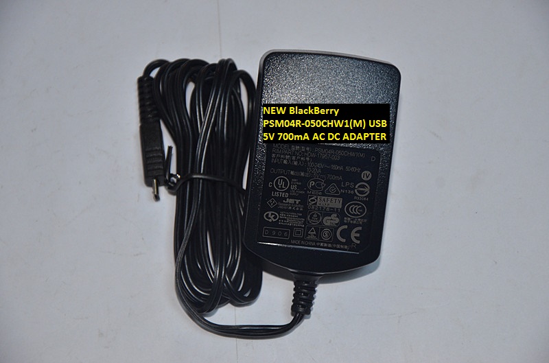 NEW BlackBerry 5V 700mA PSM04R-050CHW1(M) USB AC DC ADAPTER